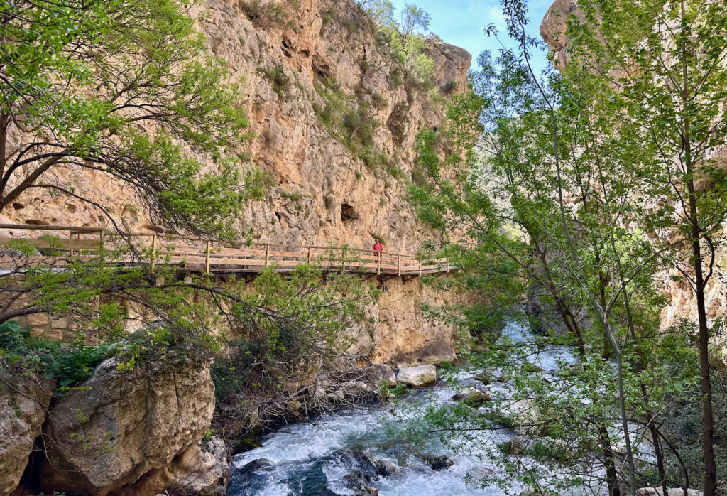 Pasarelas en la Cerrada del río Castril