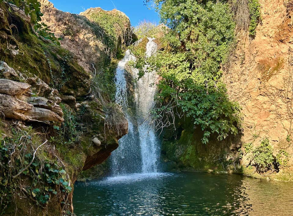 Una de las cascadas del Huéznar